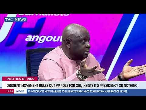 Obidient Movement Rules Out VP Role For Obi