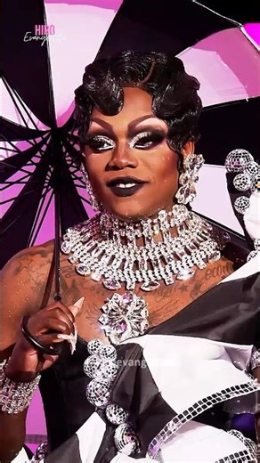 "Her dress made of umbrellas." #dragrace