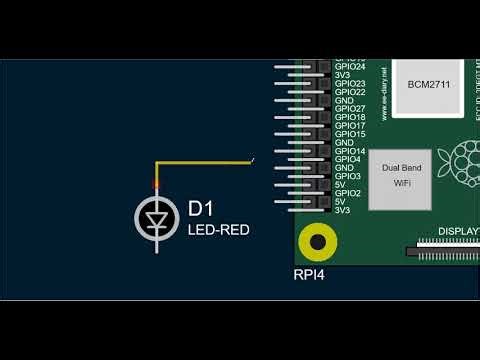 Raspberry Pi 4 Model B Simulation in Proteus
