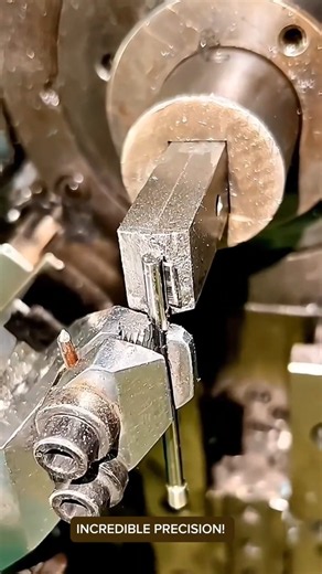 How tiny metal springs are made! ⚙️🔩😱 #tech #engineering #industrial #manufacturing