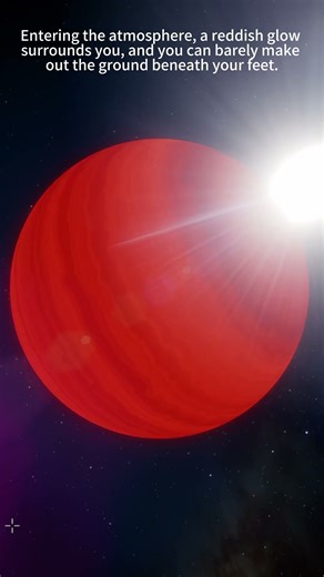 Step onto a Red-Glowing Alien Planet | Experience the Cosmic Mystery