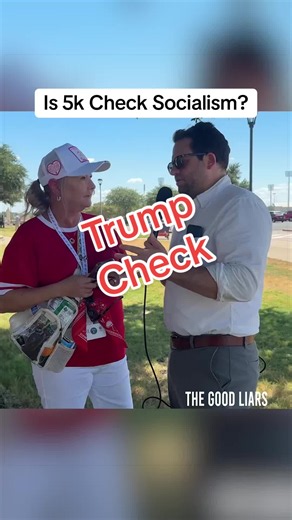 Is Donald Trump’s 5k check a version of socialism? #interview #socialism #hm #politics #dallas