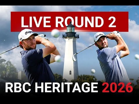 LIVE: RBC Heritage 2026 Round 2 | PGA Tour Live | Scheffler, Åberg, Hovland at Harbour Town