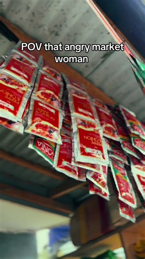 POV that angry market woman