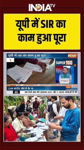 UP | CM Yogi | SIR Verification | Voter list | Voters Name Cut | यूपी में SIR का काम हुआ पूरा