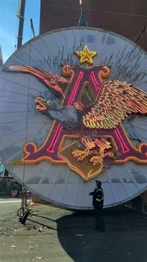Iconic Eagle Budweiser Sign