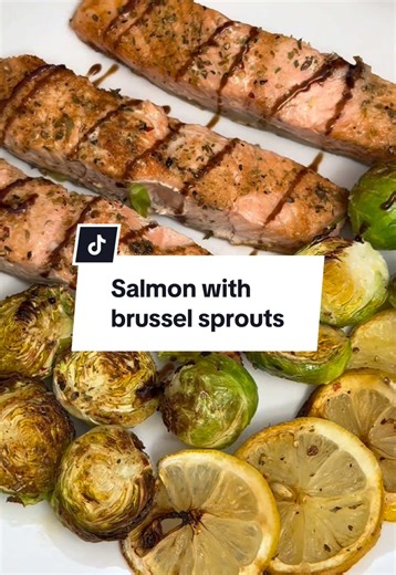 Juicy Air Fryer Salmon with Crispy Brussels Sprouts