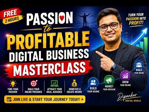 Profitable Digital Business Masterclass ll Dipankar Personal Coach ll