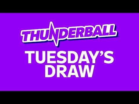 The National Lottery Thunderball draw results from Tuesday 19 May 2026