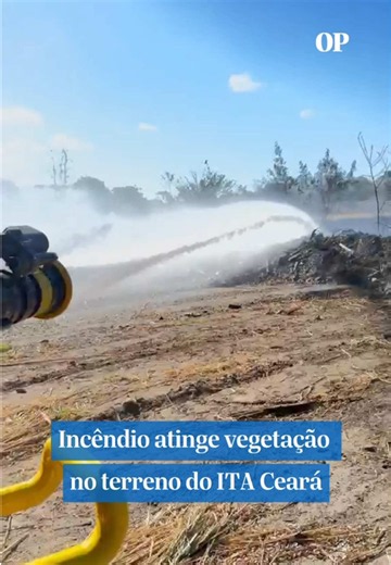 Um incêndio atingiu uma área de vegetação no terreno onde está sendo construído o campus do Instituto Tecnológico de Aeronáutica (ITA) no Ceará, na Base Aérea de Fortaleza, neste domingo, 18. O Corpo de Bombeiros foi acionado às 13h38min, por meio daCoordenadoria Integrada de Operações de Segurança (Ciops), e encerrou a ocorrência às 15h38min. Ao todo, foram utilizados 14 mil litros de água para combater as chamas. O fogo atingiu a vegetação nas proximidades do muro voltado para a BR-116. De aco