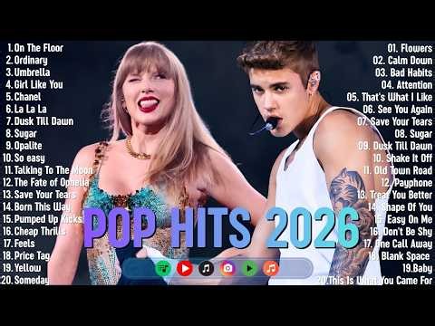 Top 50 Trending Songs This Week🌺🎧Billboard Pop Hits🔥Taylor Swift, Charlie Puth, Adele, Jutin Bieber