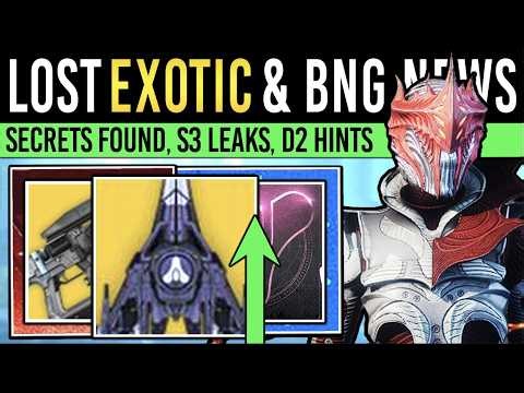 Destiny 2: LOST EXOTICS & CUT CONTENT! Bungie LEAKS, Future Rumors, Marathon PvE & More!