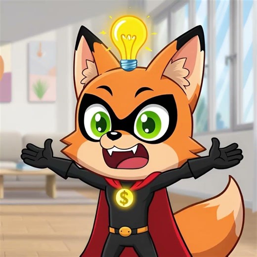 “Superhero Fox Making Money with Coding! #shorts #animation #programming”