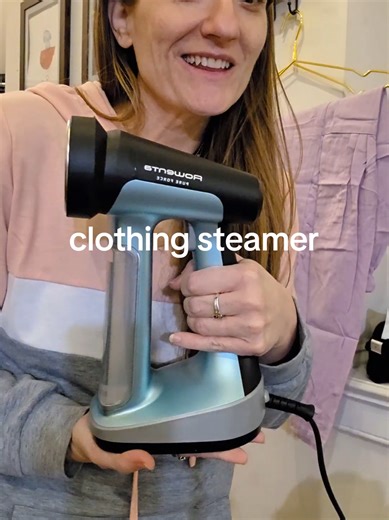 Compact 2-in-1 Steamer and Iron for Quick Wrinkle Removal