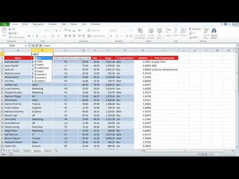 Count Unique Values in Excel