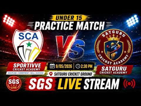 SCA Takes On Satguru | U15 Cricket Battle LIVE