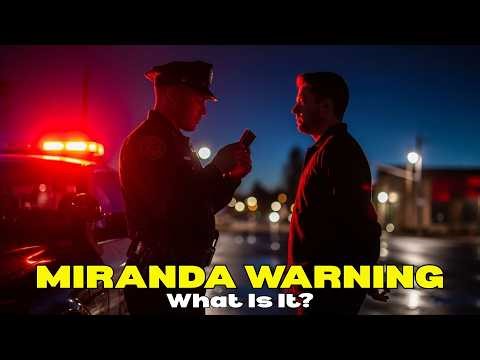 Why Police Say “You Have the Right to Remain Silent”