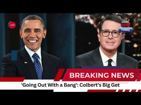 Stephen Colbert Announces Barack Obama Interview Before He Bids Farewell to 'Late Show'