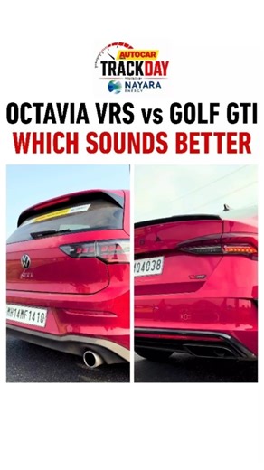 VW Golf GTI vs Skoda Octavia RS: which sounds better #shorts