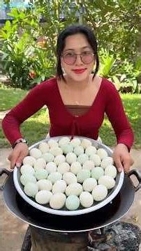 Cooking yummy deep fry egg recipe
