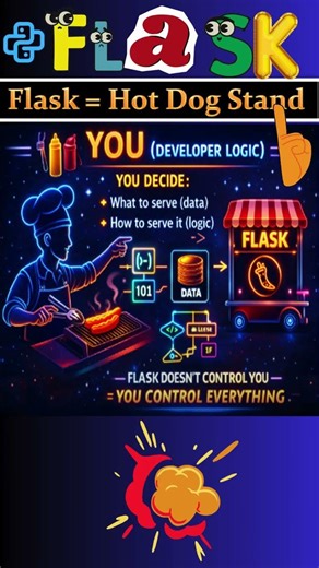 Flask Tutorial for Beginners 🔥 | What is Flask?🤔#Flask#Python #WebDevelopment#shorts#ai#tech #coding