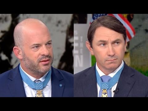Medal of Honor recipients Lt. Col. William Swenson (Ret.), Command Sgt. Matthew Williams (Ret.)