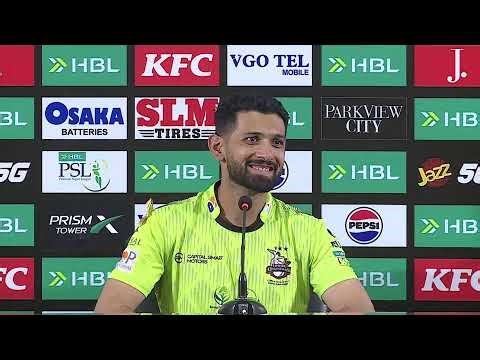 Sikandar Raza Press Conference | Lahore Qalandars vs Peshawar Zalmi | Match 38 | HBL PSL 11 | MZB1K