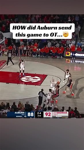 Auburn vs Georgia: Overtime Thriller in College Basketball