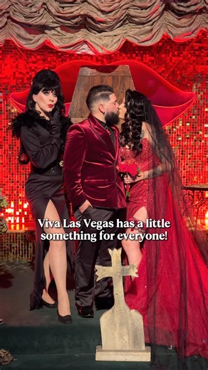 Make Your October Wedding in Vegas Extra Spooky with Elvira 🖤