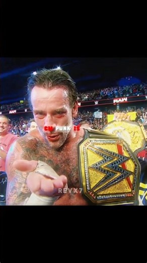 CM Punk Returns & Beat Sami To Become Champion At Raw 🥵 Edit