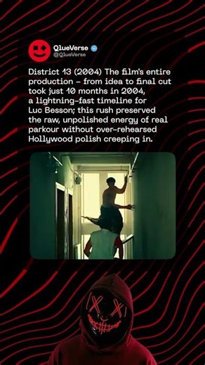 District 13 Made in JUST 10 Months! 😱 Luc Besson’s Raw Parkour Movie Magic 🤯