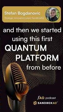 From PhD Theory to Saving Lives with Quantum Tech | Stefan Bogdanovic on the fAQ Podcast