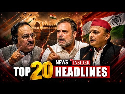 #watch: SuperFast Top 20 Headlines | News Insider 24x7