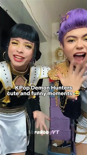KPop Demon Hunters cute and funny moments 😂 pt125 #kpdh #kpop #kpopdemonhunters #cosplay #rumi #jinu