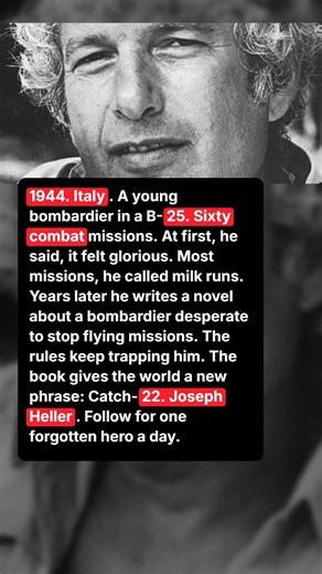 The Author of Catch-22 Flew 60 Bombing Missions #ww2 #history #shorts