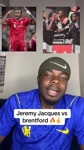 Jeremy Jaquez vs Brentford incident — Liverpool vs Brentford highlights