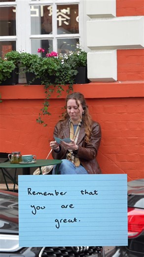 Notes To Strangers 🥹 #notestostrangers | Giving Notes To Strangers