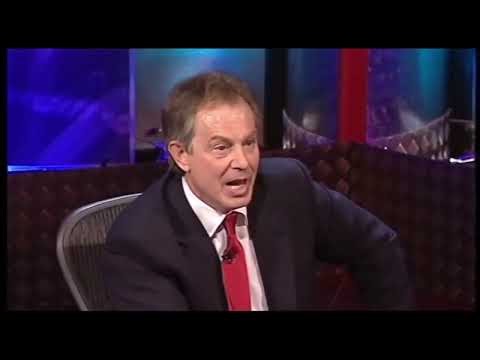 Tony Blair SCHOOLS an angry student over tuition fees