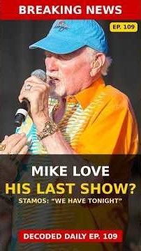 Mike Love at the Ryman: Stamos Says It May Be His Last Show | Decoded Daily Ep. 109