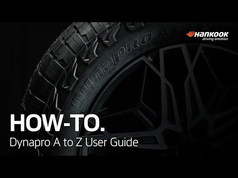 How-To : Dynapro A to Z User Guide | HankookTire