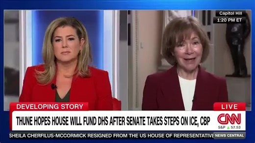 I asked Sen Tina Smith about how Coast Guard families are being affected by the DHS shutdown as some report being out 10s of thousands of dollars in reimbursement expenses for months & skipping meals to make ends meet. They’re getting paid but many are still drowning financially.