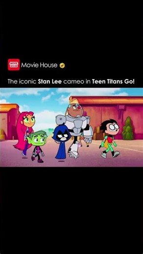The iconic Stan Lee cameo in Teen Titans Go!