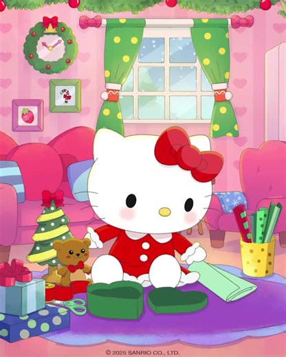 Wrap a gift with Hello Kitty 🎁🎀 | Hello Kitty