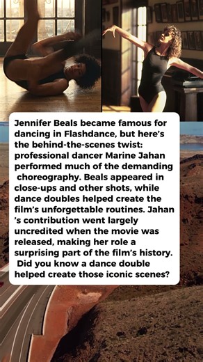 Flashdance’s Most Famous Dance Moves Weren’t All Jennifer Beals... #ytshorts #youtubeshorts