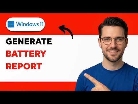 How To Generate A Battery Report On Windows 11 [2026 Full Guide]