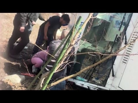 Postal worker pinned under vehicle in serious Medway crash