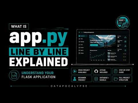 What is app.py? | Flask app.py Explained Line by Line 🚀 #bsdegree #mad1project #iitm #orm #MAD1