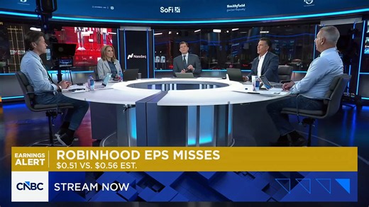 Robinhood shares continue to sink in extended trading