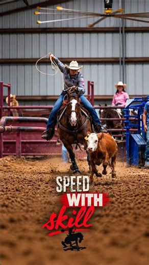 👤 Cheyanne McCartney DOMINATES! 🔥 | 299.05 Breakaway Roping Run #cowgirl #breakawayroping #rodeo