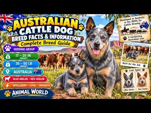 Australian Cattle Dog Breed Facts & Information | Complete Guide #AustralianCattleDog #Dogs #facts
